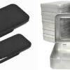 DIY Alcohol Push-Pull Box Small Metal Box With Slider Lid-4 Pcs+Forever bene Tin Box Small Metal Storage Box w/Clear LSliding metal box, bird taming food box, pet food box, bead storage box, metal box