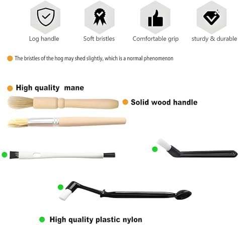 Coffee Machine Cleaning Brush Straw Brush,Long Handle Bottle Brush, Cups,Water Bottles,Bent Pipe+18 Pcs for Stanley Long Stainless Steel Brushes,Oil Pipeline, Test Tube,Nylon Tube Brushes 11.8in Long