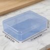 41c0NSh5tL._AC_-1.jpg Forever bene 8 Pack Blue Plastic Storage Boxes with Hinged Lids, 4.5x3.3x1.1 Inches Small Organizer Containers with Bonus Marking Labels for Beads, Jewelry, DIY Crafts