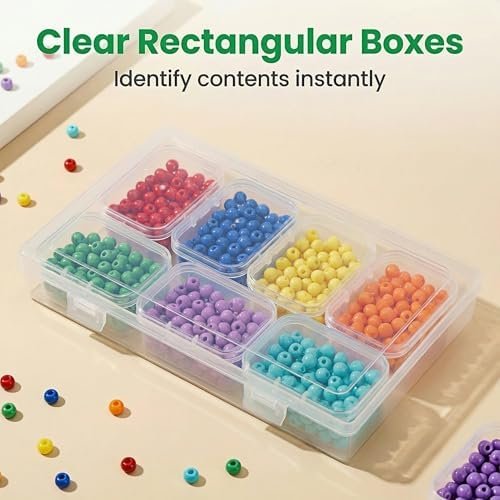 51CSLfJ3P0L._AC_-3.jpg Forever bene Mixed Storage System,2-Pack Outer Cases with 7 Plastic Boxes & 8 Aluminum Tins (0.5oz), Portable Organizer Kit for Diamond Art,Beads,Salves,Spices & Travel Jewelry (Black)
