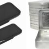 DIY Alcohol Push-Pull Box Small Metal Box With Slider Lid-4 Pcs+Forever bene Tin Box Small Metal Storage Box w/Clear LSliding metal box, bird taming food box, pet food box, bead storage box, metal box