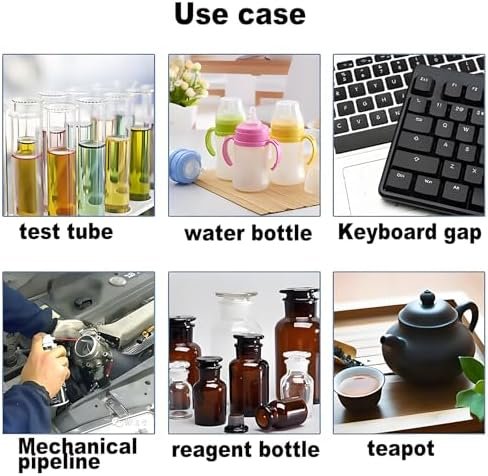 Coffee Machine Cleaning Brush Straw Brush,Long Handle Bottle Brush, Cups,Water Bottles,Bent Pipe+18 Pcs for Stanley Long Stainless Steel Brushes,Oil Pipeline, Test Tube,Nylon Tube Brushes 11.8in Long