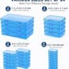 51sgOSnx-L._AC_-7.jpg Forever bene Blue Organizer Boxes, 24 Pack Mixed Size Plastic Storage Containers with Hinged Lid & Label Stickers, Multi-Size Rectangular Clear Boxes for Beads, Jewelry, Crafts, Electronic - DIY