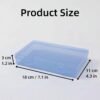 617x3409M9L._AC_SL1500_-3.jpg Forever bene 4 Pack Clear Plastic Storage Boxes with Lids, Organizer Containers 7.1x4.3x1.2 Inches for Small Parts, Crafts, Jewelry, Office Supplies