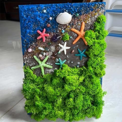 Forever bene Resin Starfish - Vase Filler + Simulated Lotus Leaf