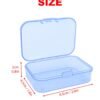 Forever bene 30-Pack Small Plastic Storage Boxes with Lids, Organizer Containers for Beads, Jewelry, Crafts, Small Parts (65x45x20mm) - Blue Plastic Case