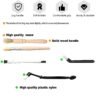Espresso Machine Cleaning Brush - 15 PCS Long Handle Straw & Bottle Brush Kit, Flexible Scrubber for Coffee Pots, Mugs, Cups, Water Bottles, Glassware & Bent Pipes