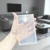Forever bene 8-Pack Clear Plastic Organizer Boxes,Small Parts Storage Containers with Secure Latch Lids for Craft Supplies,Jewelry, Beads,Office Nail Tools (Clear, 5.3" x 3.2" x 1.2")