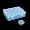 Bead Organizer Box,30Pcs Small Clear Plastic Bead Storage Containers, Craft Storage Box with Hinged Lid,1 sheet Labels, Mini Box for Jewelry Making DIY Bracelets Beading Nails Screws Seeds Small Parts