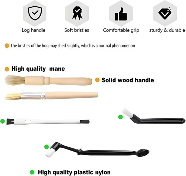 Coffee Machine Cleaning Brush Straw Brush,Long Handle Bottle Brush, Cups,Water Bottles,Bent Pipe+18 Pcs for Stanley Long Stainless Steel Brushes,Oil Pipeline, Test Tube,Nylon Tube Brushes 11.8in Long