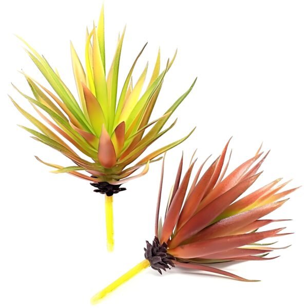 Version 1.0.0 2 PCS Artificial Agave Succulents Plants Real Touch Lifelike Succulants Plants Faux Greenery Garden DIY Home Office Decoration Ornament