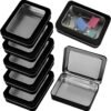 7166cvAD9EL._AC_SL1500_.jpg Forever bene Tin Box-12 Pcs w/Clear Lid f+12 PCS Solid Lid 4.5" x 3.5" x 0.9"