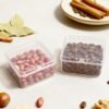 Forever bene 17 Pack Clear Plastic Storage Boxes with Lids,Beading Storage 3x3x1.4 Inches Square Organizer Containers for Small Parts, Crafts, Jewelry, SMT Components