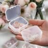 Version 1.0.0 Forever bene Small Bead Organizers Mini Clear Bead Storage-16 Pack Clear Plastic Boxes For beads organization,DIY project,nail art tools,diamond, small items,with Sheets Label Stickers
