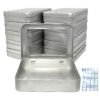 Version 1.0.0 Forever Bene Tin Box Small Metal Storage Box w/Clear Lid - Portable for Beads, JewelryCrafts, Zyn Tin,Mint Candy,Small Items Travel,Stackable,DIY,Versatile,With Adhesive Label (Silvery 12 Pcs)