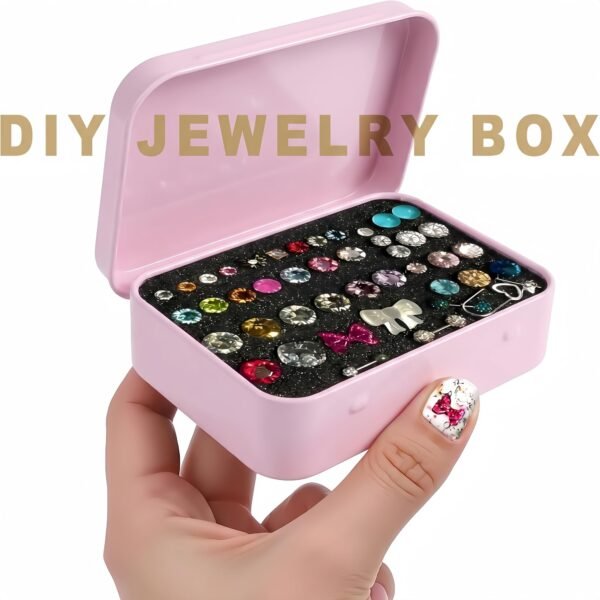 Version 1.0.0 Forever bene 6 Pack Pink Metal Tins with Hinged Lids, 3.7x2.4x0.9 Inches Small Tin Box Containers with Bonus Labels, Pocket Size Blank Cases for Guitar Picks, Sewing Needles, Crafts Packaging