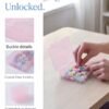 Forever bene 8 Pack Pink Plastic Storage Boxes with Lids, 4.5x3.3x1.1 Inches Small Organizer Containers with Bonus Marking Labels for Beads, Jewelry, DIY Crafts