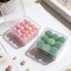 Forever bene 17 Pack Clear Plastic Storage Boxes with Lids,Beading Storage 3x3x1.4 Inches Square Organizer Containers for Small Parts, Crafts, Jewelry, SMT Components