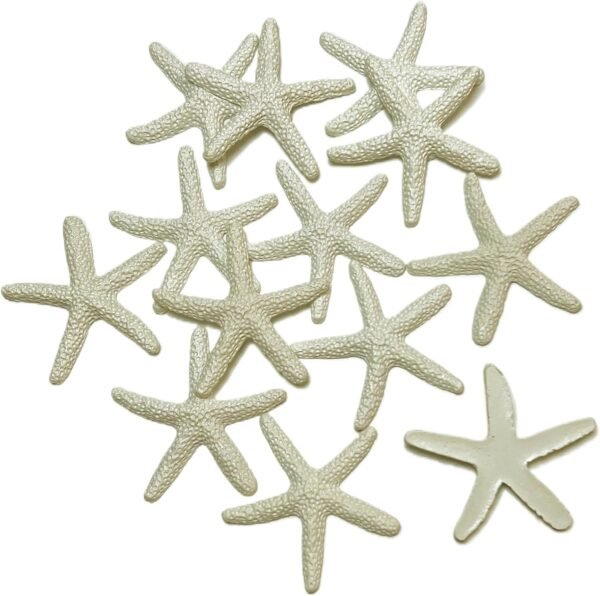 71WSrXG8txL._AC_SL1500_-1.jpg Forever bene Resin Starfish - Vase Filler - Garland, Photo Frame, Beach Scene, Gift Box Decoration, Christmas Decoration, Beach Wedding and Mermaid Birthday Party (25 pcs White)