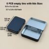 71hcmAx-tVL._AC_SL1500_-20.jpg Small Metal Box With Lid-Cookie Tins Metal Tins With Lids Lens Wipes Storage Container Mini Portable Box,Empty Hinged Tin,For Organize Mint Candy Jar,Sewing (Golden, 20 Pcs 3.7" x 2.4" x 0.9")