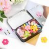 Small Metal Box With Lid-Cookie Tins Metal Tins With Lids Lens Wipes Storage Container Mini Portable Box,Empty Hinged Tin,For Organize Mint Candy Jar,Sewing Tools,DIY Gift Boxes(Black 20 Pcs)