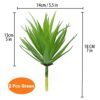 Realistic Artificial Succulents-Faux Yucca, Agave Plants, and Gladiolus Zero Maintenance, Plastic Flowers,Water-free Plants for Bathroom Vegetation,Greenery for Home Office Decor