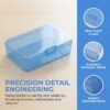 Forever bene Plastic File Storage Box Bead Organizer-25 Pack A4 Large & 24 Small Suitable For A4 Paper,Tool Storage,Electronic Parts,Photo Organizer,Scrapbook,Sewing,Jewelry Making,Diamond Art