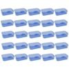 Forever bene 30-Pack Small Plastic Storage Boxes with Lids, Organizer Containers for Beads, Jewelry, Crafts, Small Parts (65x45x20mm) - Blue Plastic Case