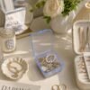 Forever bene Square Plastic Storage Boxes with Lids, Organizer Containers for Small Parts, Crafts, Jewelry, Office Supplies,Nails, SMT components (Clear, 30 Pcs 2 Size)