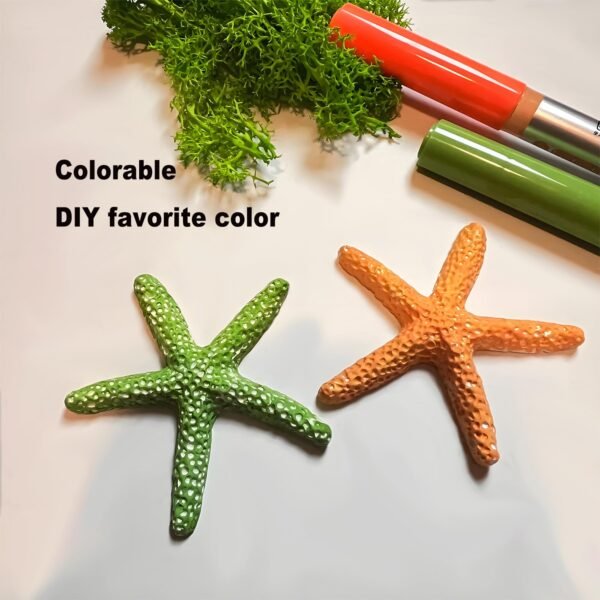 Version 1.0.0 Resin Starfish - Vase Filler - Garland, Photo Frame, Beach Scene, Gift Box Decoration, Christmas Decoration, Beach Wedding and Mermaid Birthday Party (25 pcs off white)