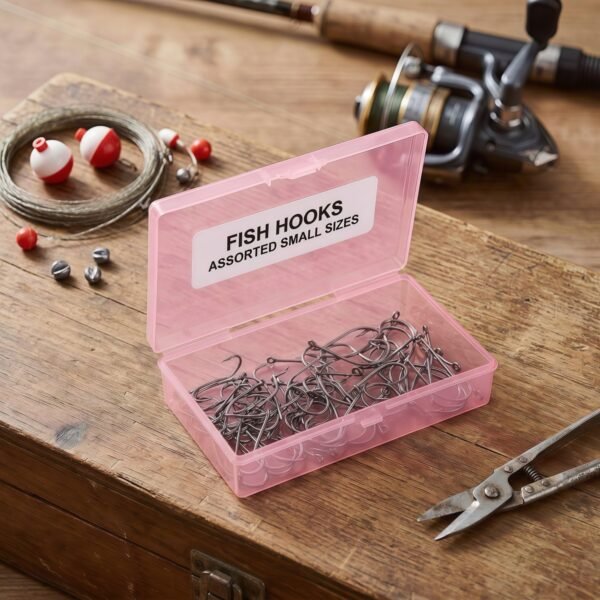 Version 1.0.0 Forever bene 8-Pack Clear Plastic Organizer Boxes,Small Parts Storage Containers with Secure Latch Lids for Craft Supplies,Jewelry, Beads,Office Nail Tools (Pink, 5.3" x 3.2" x 1.2")