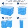 81B9WAOqpcL._AC_SL1500_-7.jpg Forever bene Blue Organizer Boxes, 24 Pack Mixed Size Plastic Storage Containers with Hinged Lid & Label Stickers, Multi-Size Rectangular Clear Boxes for Beads, Jewelry, Crafts, Electronic - DIY