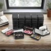Small Metal Box With Lid-Cookie Tins Metal Tins With Lids Lens Wipes Storage Container Mini Portable Box,Empty Hinged Tin,For Organize Mint Candy Jar,Sewing Tools,DIY Gift Boxes(Black 20 Pcs)