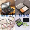 Small Metal Box With Lid-Cookie Tins Metal Tins With Lids Lens Wipes Storage Container Mini Portable Box,Empty Hinged Tin,For Organize Mint Candy Jar,Sewing Tools,DIY Gift Boxes(6 Pcs Silvery)
