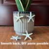 Version 1.0.0 Resin Starfish - Vase Filler - Garland, Photo Frame, Beach Scene, Gift Box Decoration, Christmas Decoration, Beach Wedding and Mermaid Birthday Party (25 pcs off white)