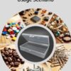 Forever bene 8-Pack Clear Plastic Organizer Boxes,Small Parts Storage Containers with Secure Latch Lids for Craft Supplies,Jewelry, Beads,Office Nail Tools (Clear, 5.3" x 3.2" x 1.2")