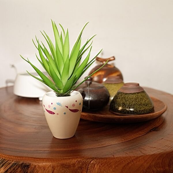 Realistic Artificial Succulents-Faux Yucca, Agave Plants, and Gladiolus Zero Maintenance, Plastic Flowers,Water-free Plants for Bathroom Vegetation,Greenery for Home Office Decor