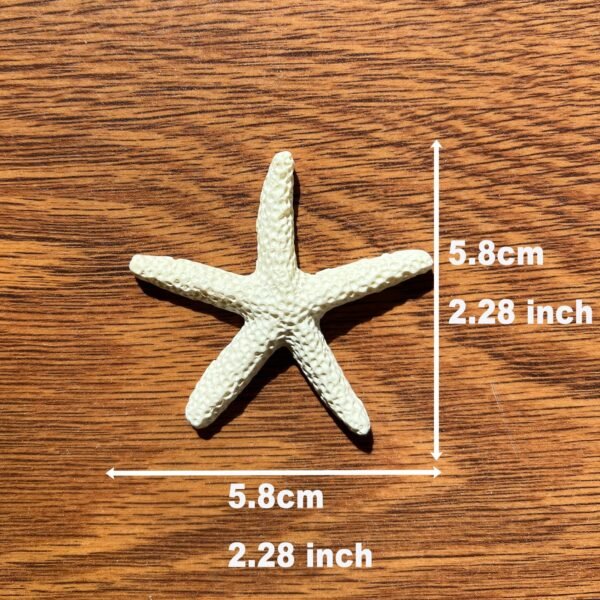 Version 1.0.0 Resin Starfish - Vase Filler - Garland, Photo Frame, Beach Scene, Gift Box Decoration, Christmas Decoration, Beach Wedding and Mermaid Birthday Party (25 pcs off white)